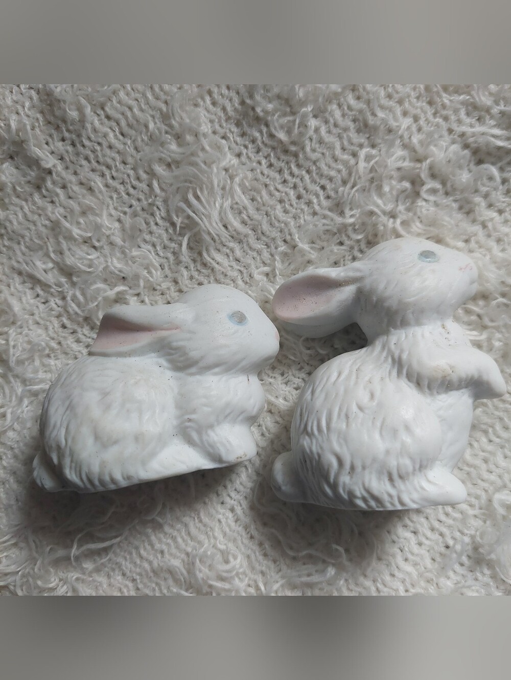 Vintage Ceramic Bunny Salt & Pepper Shakers